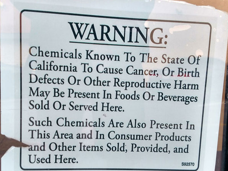 Chemical Warning Sign